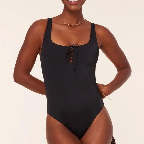 Andie The Macao One Piece Swimsuit Black size XS NWT - Picture 1 of 9
